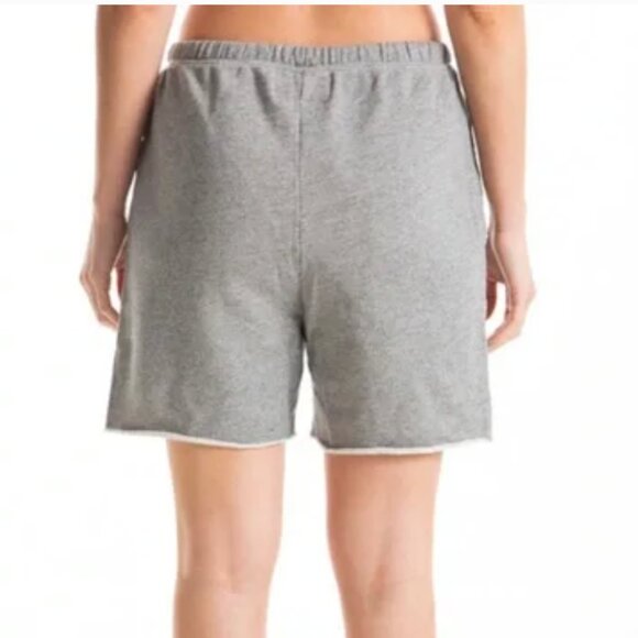 The Great. The Patch Pocket Sweatshort - Varsity Grey - Picture 2 of 4